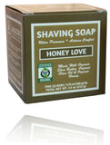 Organic Shaving Soap - Honey Love Scent - 2 pack