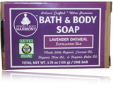 Organic Lavender Oatmeal Bath & Body Soap - perfect body harmony brand