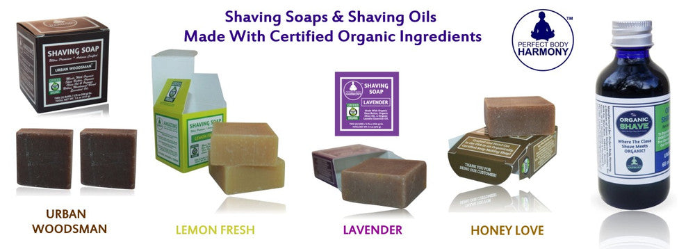 Organic Shaving Soaps and oils