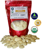 Certified Organic Raw Cocoa Butter - Deodorized Wafer Chips 16 oz bag
