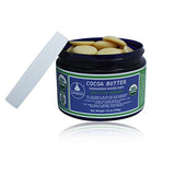 Certified Organic Raw Cocoa Butter - Deodorized Wafer Chips in jar