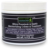 Ultra Nutrient Moisturizing Creme; Exotic Hydrating Cream; 70% Organic w/ Plant, Flower & Nut Oils